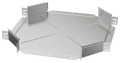 Крестовина IEK ES5-KR-100-300-08, 100×300 мм, сталь 0,8 мм, оцинкованная