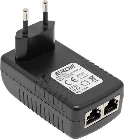 Инжектор PoE Дронсхаб CP2410, 24VDC, 24W, passive PoE