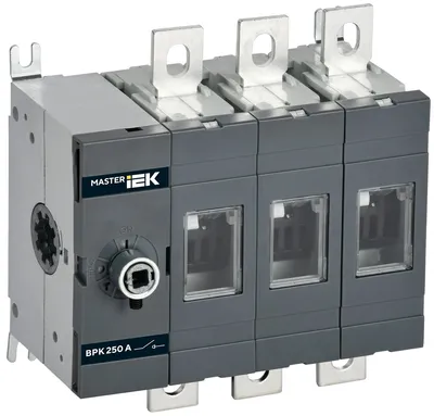 Выключатель-разъединитель IEK MASTER MI-VR10-3-0250-R, 3P, 250А, без рукоятки