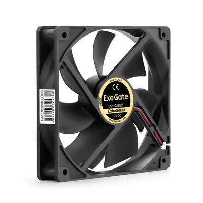 Вентилятор ExeGate ES12025B2P, 120x120x25мм, 2pin, 1300RPM