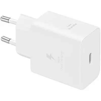 Зарядное устройство Samsung EP-T4511XWEGRU, 45 Вт, Type-C, с кабелем