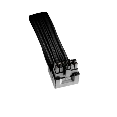 Кабель be quiet! BC073, 12V-2X6/12VHPWR 90°, PCI-E, 700мм, черный