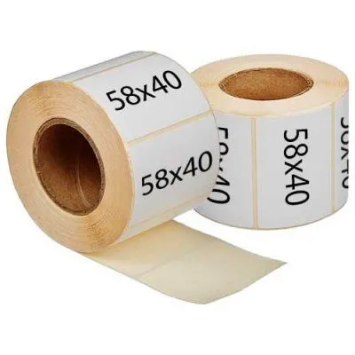 Этикетки Прочее 58*40*700/40_TT, 58×40 мм, 700 шт, втулка 40 мм