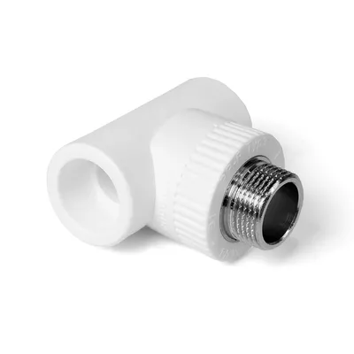 Тройник PRO AQUA PA25018P, PPR, 32 мм × 1" НР, белый