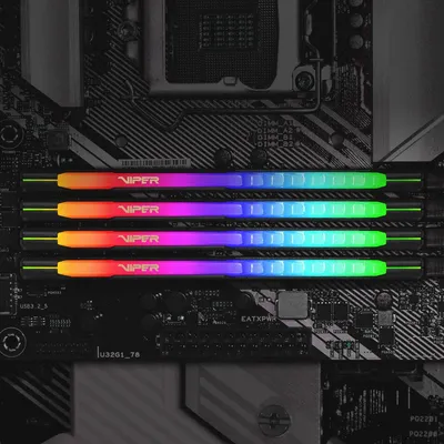 Оперативная память Patriot Viper Steel RGB PVSR48G360C0, DDR4, 8ГБ, 3600МГц, DIMM