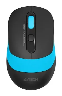 Мышь беспроводная A4Tech Fstyler FG10 черный/синий, 2000 dpi, радиоканал, USB, кнопки - 4