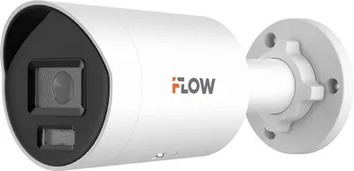 Камера видеонаблюдения iFLOW F-IC-2186CM(2.8mm), 8 Мп, 2.8 мм, IP67, подсветка 40 м