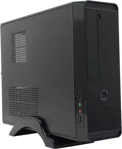 Корпус ПК ExeGate EX268699RUS, MiniITX/mATX, MI-209 Black