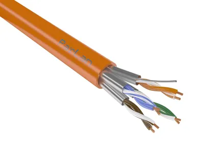 Кабель Паритет 120836, U/FTP Cat6A, 4х2х0.57, ZHнг(А)-HF, 305 м