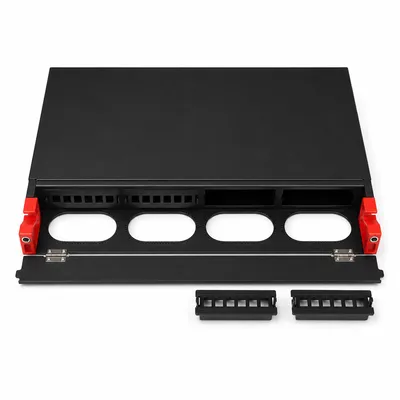 Кросс оптический Advant ADV-FOB-241U-S-B, 19", 1U, 24 порта, сплайс-кассета