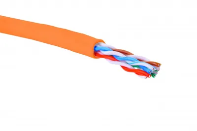 Кабель Eurolan 19C-U5-12OR-B305, U/UTP Cat.5e, 4 пары, 305м, оранжевый