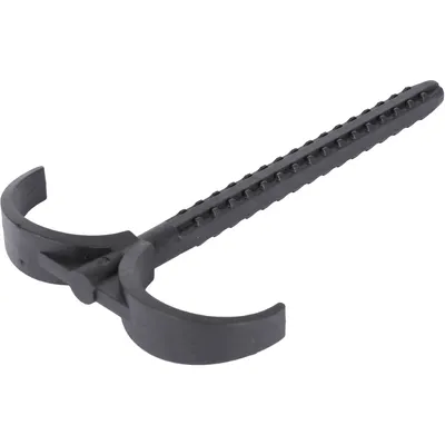 Дюбель-крюк STOUT SMF-0003-021032, двойной, для труб 32 мм, длина 110 мм, пластик