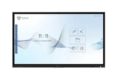 Интерактивная доска NexTouch NextPanel 86 IFCKV5INT86, 86", 4K, IR, Android