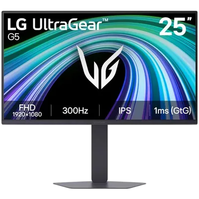 Монитор LG 25G550B-B, 25", IPS, 1920×1080, 300Гц, FreeSync Premium