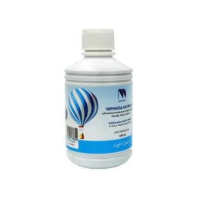 Чернила NV Print NV-INK250LCSb, сублимационные, Light Cyan, 250 мл