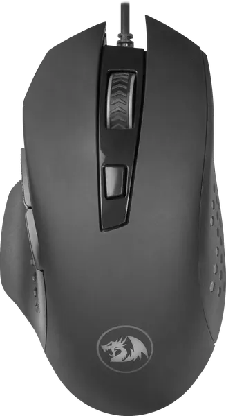 Мышь Redragon Gainer 75170, проводная, оптическая, 6 кнопок, 1000–3200 DPI, USB