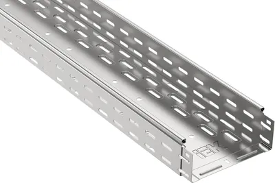 Лоток перфорированный IEK ESCA CLP10-080-300-120-3, 80×300×3000 мм, сталь, цинк