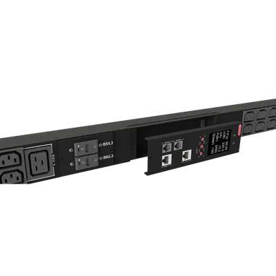 Блок розеток Elemy iPDU-6031, ZeroUnit, 400 В, 32 А, 36×C13, 6×C19, IP20