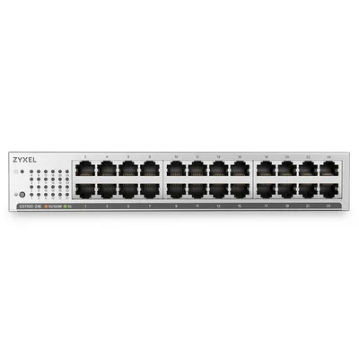 Коммутатор ZYXEL GS1100-24E, 24×1GbE RJ-45, Web-managed, 19", fanless