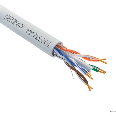 Кабель Neomax NM716001-100М-РТ, U/UTP cat.6, 4 пары, медь, PVC, 100м