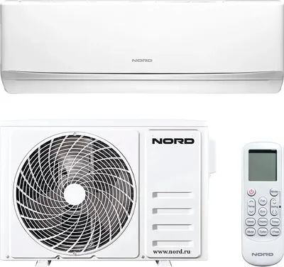 Сплит-система NORD Neo 12, 3,23/3,52 кВт, до 36 м², Wi-Fi