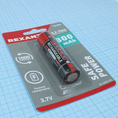 Аккумулятор Li-ion 18650 3.7V 2800 mAH 1 шт блистер