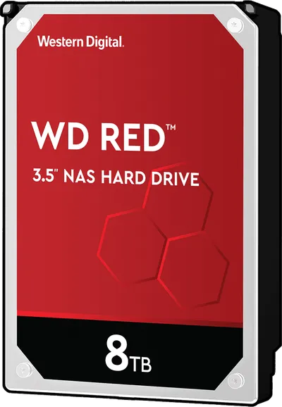 Жесткий диск NAS 8 TB WD WD80EFAX Red Plus 3.5", SATA3, 6Gb/s, 5400 RPM, 256Mb