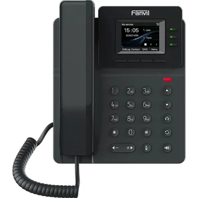 SIP-телефон Fanvil V60G, 4 SIP-акк., 2.4" цветной экран, PoE, 2×1GbE