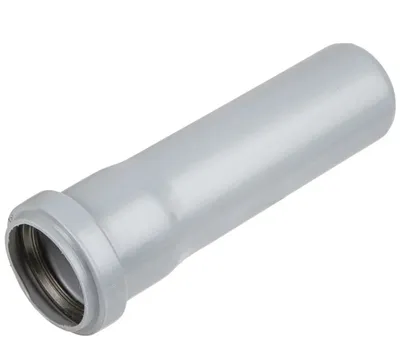 Труба канализационная PRO AQUA 500041, PP, 50×150 мм, раструбная, серая