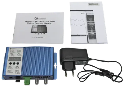 Приёмник оптический Vermax Vermax-LTP-112-9-ISN, 1 вход, 2 RF, SC/APC