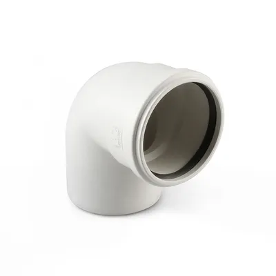 Отвод PRO AQUA STPL1020087, 200 мм, 87°, раструбный, белый