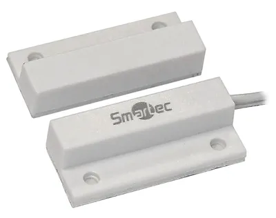 Датчик магнитоконтактный Smartec ST-DM111NC-WT, НЗ, накладной, зазор 20 мм, белый