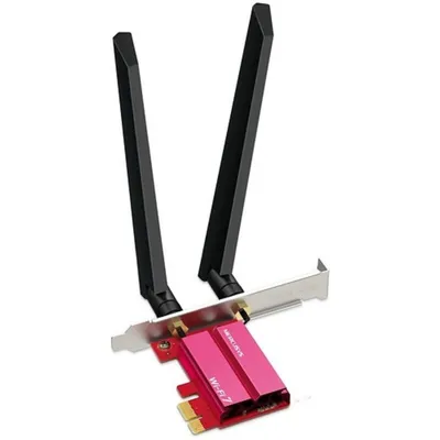 Сетевой адаптер Mercusys MA47BE, Wi-Fi 7 BE9300, PCI Express, Bluetooth 5.2