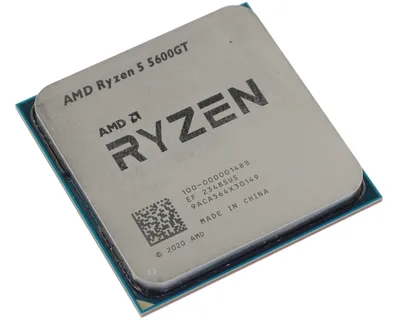 Процессор AMD Ryzen 5 5600GT, AM4, 6 ядер/12 потоков, 3.6–4.6 ГГц, OEM