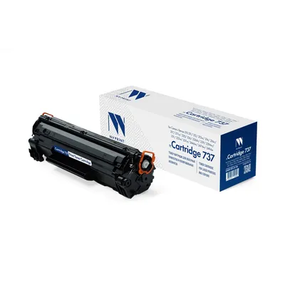 Тонер-картридж NV Print NV-737, для Canon i-SENSYS, чёрный, 2400 стр.