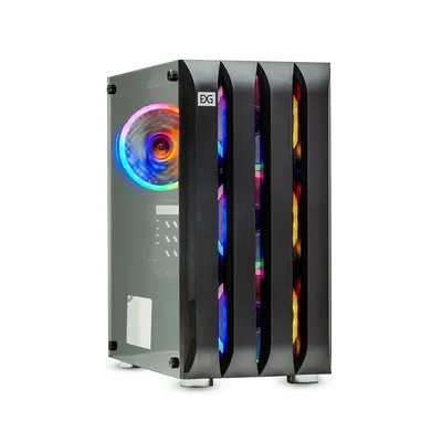 Корпус ПК EXEGATE EX294479RUS, mATX, БП 600 Вт, стекло, RGB