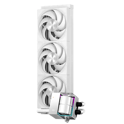 Система охлаждения PcCooler DS360 Pro Digital WH, 360 мм, 3×120 мм, TDP 310 Вт