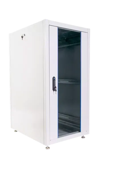 Шкаф ЦМО ШТК-Э-24.6.8-13АА, 24U, 600x800 мм, стекло/металл, 540 кг, IP20