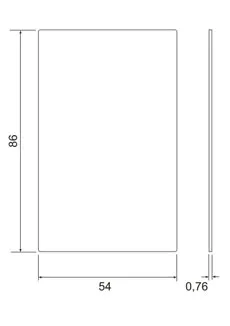 Карта доступа IronLogic IL-06M, Mifare S50, ISO14443A, 1024 байт, PVC