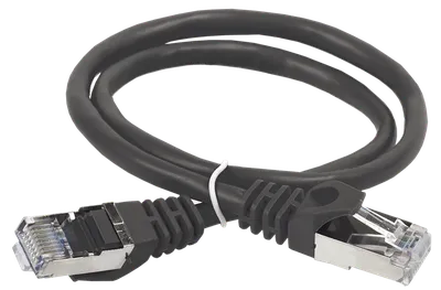 Патч-корд ITK PC09-C5EF-5M, кат.5E FTP, 5м, черный