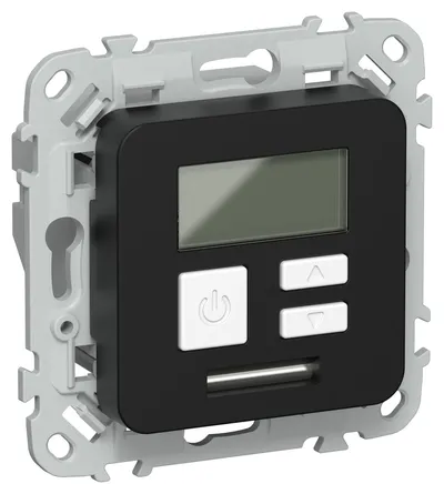 Термостат IEK FLITE FI-RT11-K02, электронный, 16 А, 5…45 °C, IP20, черный