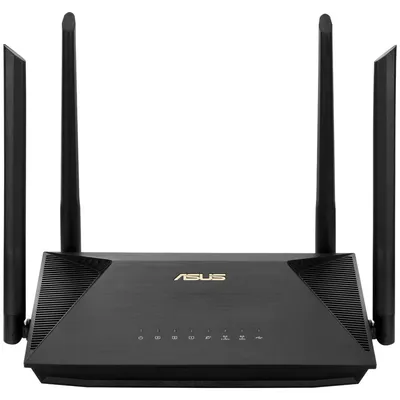 Маршрутизатор ASUS RT-AX1800U, Wi-Fi 6, 3×1GbE, USB, 1201+574 Мбит/с