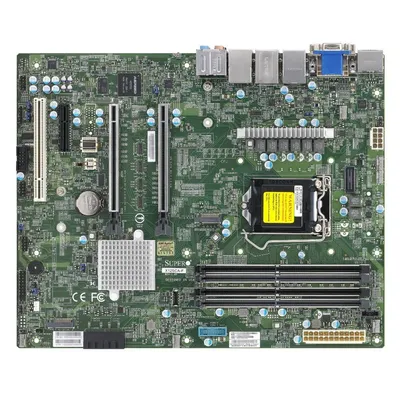 Материнская плата SuperMicro MBD-X12SCA-F-B, LGA1200, Intel W480, ATX, 4 DIMM