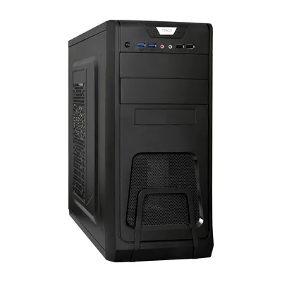 Корпус ПК ExeGate 299160, Miditower ATX, БП 450Вт, черный