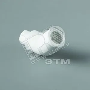 Угольник PRO AQUA PA13810, PPR, 25 мм, 45°, белый, 25 бар
