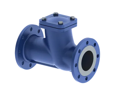 Обратный клапан ADL RD12-065, DN 65, PN 16, фланцевый, чугун/сталь, 70 °C