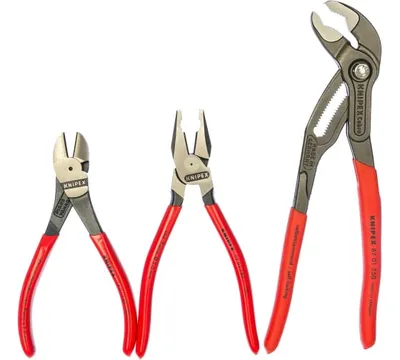 Набор плоскогубцев Knipex KN-002010, 3 предмета, в ложементе