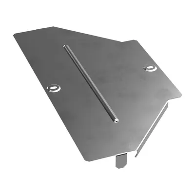 Крышка переходника Промрукав PR16.5976, INOX AISI 304, 400×200