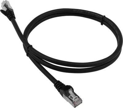 Патч-корд Lanmaster LAN-PC45/S6-5.0-BK, Cat.6, FTP, 5 м, LSZH, чёрный