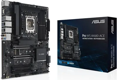 Материнская плата ASUS PRO WS W680-ACE, LGA 1700, ATX, 4×DDR5, PCIe 5.0, 2×2.5G LAN